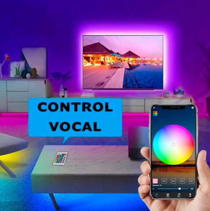 1+1 GRATIS: Banda Led Smart RGB - Cu Telecomanda + Control Din Telefon