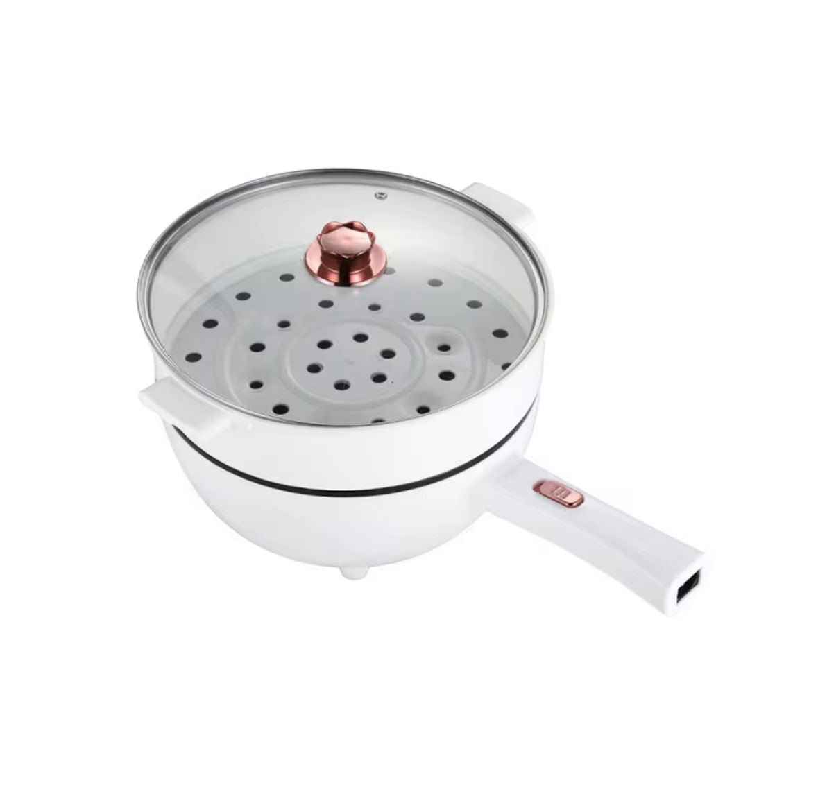 Tigaie Electrica Multifunctionala FRYING POT, Putere 1000W, Diametru 26 cm, Capacitate 3L
