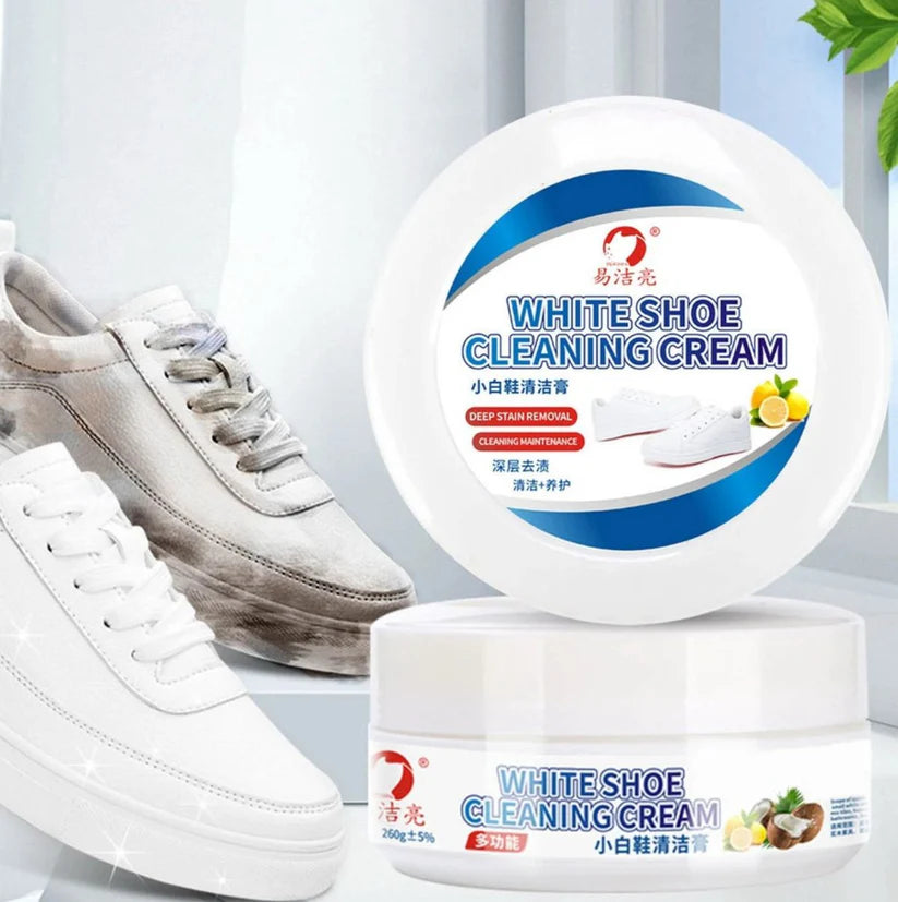 2+2 Gratis Crema Magica Multifunctionala De Curatare Pantofi Albi Si Alte Suprafete Fara Apa Cu Rezultate Imediate