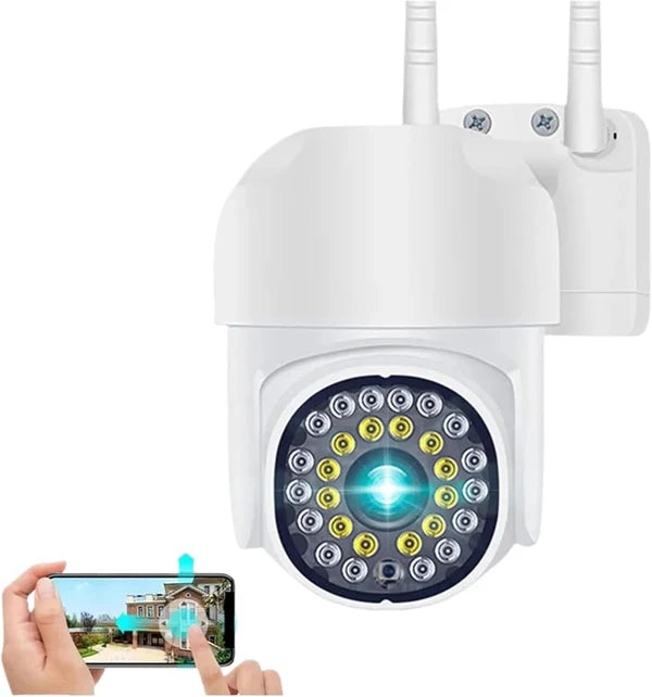 Camera De Supraveghere Jortan JT8161QJ, Cu Senzor de Miscare, Conexiune Wifi, Vizualizare Live Pe Telefon + Card 32 GB CADOU