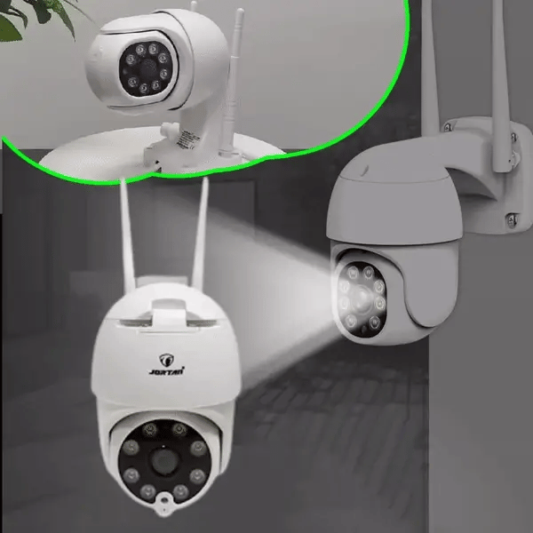 SET 3 x Camera Smart Color Jortan Wifi, IP Vizualizare Live Prin Aplicatie, Senzor de Miscare + CADOU Ventilator Portabil Arctic Cool 360° Cu Apa