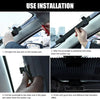 1+1 GRATIS: Parasolar Auto Tip Acordeon, Universal, Retractabil, Cu Fixare Prin Ventuze, 65 cm
