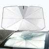 1+1 GRATIS: Parasolar Pliabil Tip Umbrela Pentru Masina, Fixare De Usile Masinii, 125 cm x 65 cm