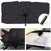 1+1 GRATIS: Parasolar Pliabil Tip Umbrela Pentru Masina, Fixare De Usile Masinii, 125 cm x 65 cm