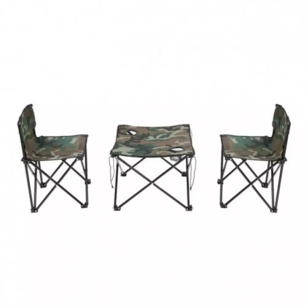 Set masa si 2 scaune pentru camping + CADOU geanta de transport